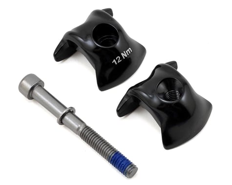 Ritchey Carbon 1-Bolt Saddle Clamp Kit (Black) (7 x 10mm Rails)