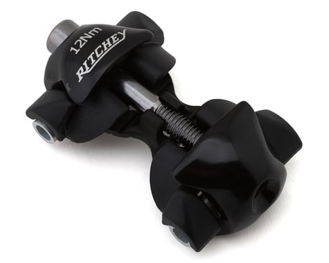 Ritchey WCS Carbon 1-Bolt Seatpost Complete Clampset (Black) (7 x 7mm Rails)