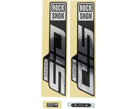 RockShox SID 35 Ultimate Decal Kit (Gloss Rainbow for Gloss Black Lowers)