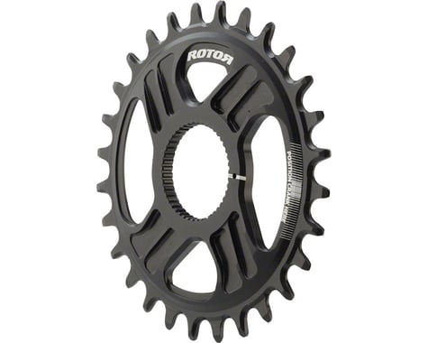 Rotor noQ Direct Mount Round Chainring for Rotor Mountain Cranksets (Black)