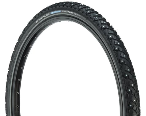 Schwalbe Marathon Winter Plus Steel Studded Tire (Black) (26") (2.0")
