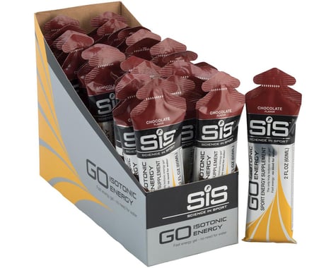 SIS Science In Sport SiS GO Isotonic Energy Gel: Chocolate, 60ml, Box of 30