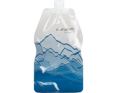 Platypus SoftBottle Water Bottle w/ Closure Cap (Mountain) (32oz)
