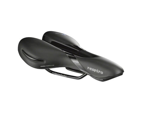 Selle Royal Respiro Athletic Saddle (Black) (Manganese Rails) (163mm)