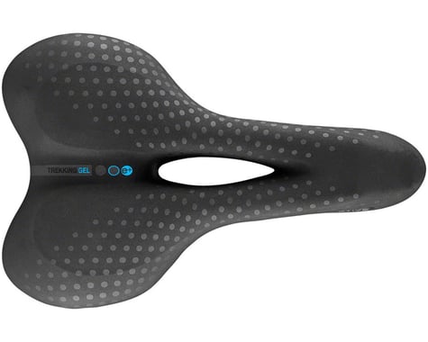 Selle San Marco Trekking Open-Fit Gel Saddle (Black) (Steel Rails) (S2) (175mm)