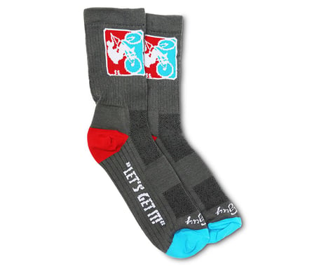 SE Racing Wheelie Socks (Grey) (S/M)