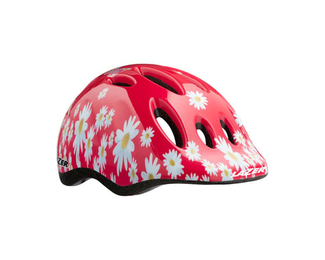 Shimano Lazer Max+ Helmet (Red w/ White Flowers)