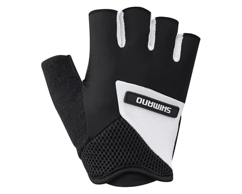 Shimano Airway Short Finger Gloves (Black/White)