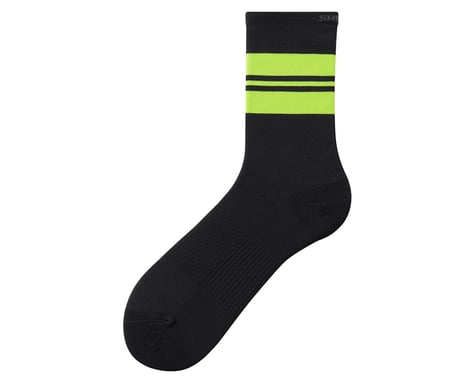 Shimano Original Tall Socks (Black/Lime/Yellow)