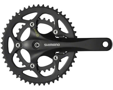 Shimano FC-R345-L Double Crankset (Black) (9-Speed) (Octalink) (175mm) (50/34T)