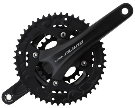 Shimano Alivio FC-T4060 Crankset (Black) (3 x 9 Speed) (Hollowtech II)