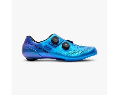 Shimano SH-RC903E S-PHYRE Road Cycling Shoes (Blue) (Wide Version) (43) (Wide)