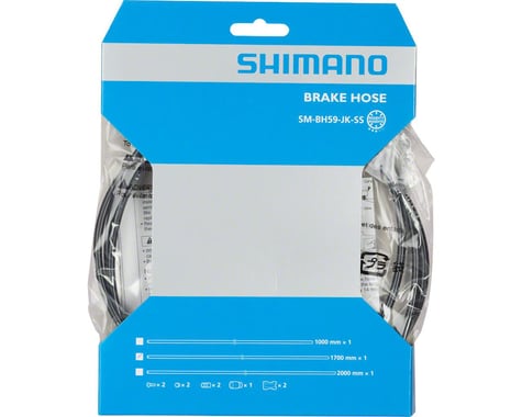Shimano BH59-JK-SS 1700mm Disc Brake Hose Kit (Black)