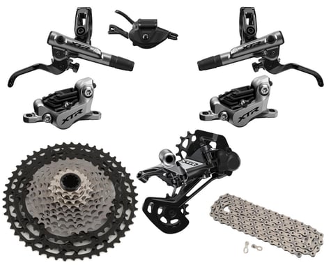 Shimano XTR M9100 Mountain Bike Groupset (Grey/Black) (1 x 12 Speed)