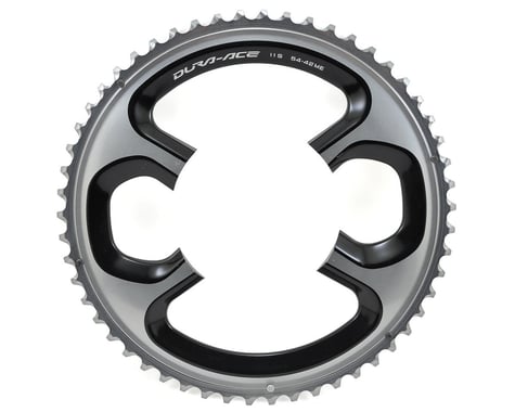 Shimano Dura-Ace FC-9000 Chainrings (Black/Silver) (2 x 11 Speed) (110mm BCD) (Outer) (54T)