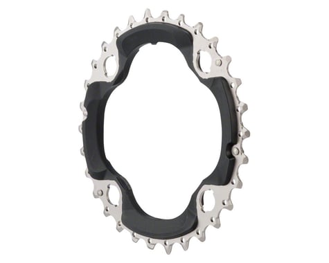Shimano FC-M672 Chainrings (Black) (3 x 10 Speed) (Middle) (30T)