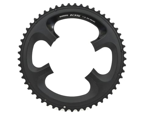 Shimano 105 FC-5800-L Chainrings (Black) (2 x 11 Speed) (110mm BCD) (Outer) (53T)