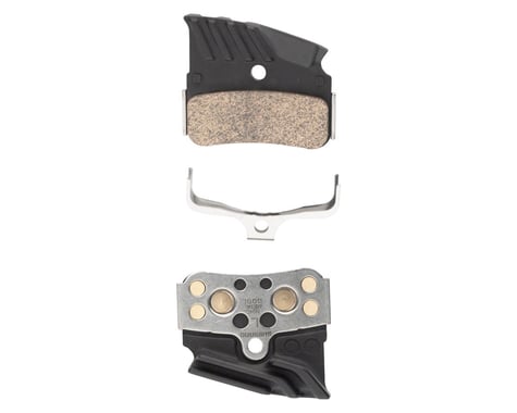 Shimano Disc Brake Pads (Metal) (w/ Cooling Fins) (N04C) (Shimano XTR M9120)