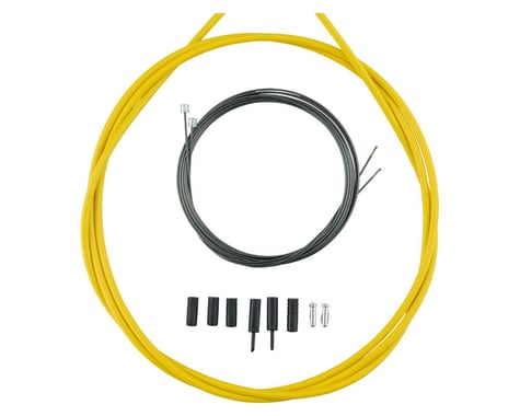 Shimano Road Optislick Derailleur Cable & Housing Set (Yellow) (1.2mm) (1800/2100mm)