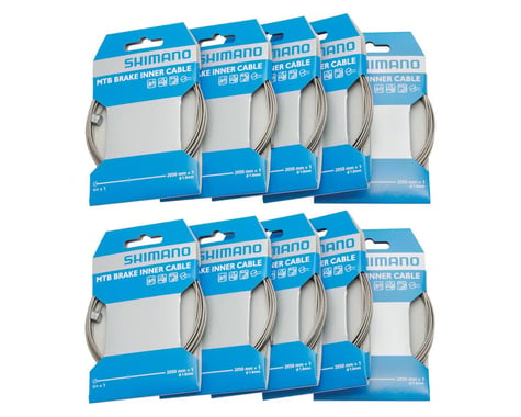Shimano Universal Brake Cable (Double-Ended) (Road & Mountain) (1.6mm) (2050mm) (10 Pack)