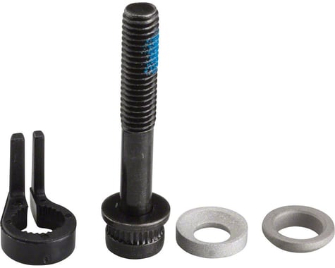 Shimano Disc Brake Caliper Fixing Bolts (Black) (37.9mm) (Adj. Washer & Stop Ring)