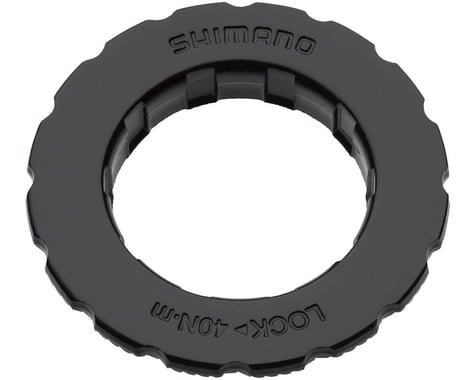 Shimano Tourney SM-RT10 Centerlock Rotor Lockring and Washer (Black)