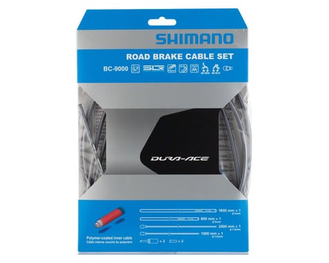 Shimano Dura-Ace BC-9000 Road Brake Cable Set (High-Tech Grey) (Polymer-Coated) (1.6mm) (1000/2050mm)