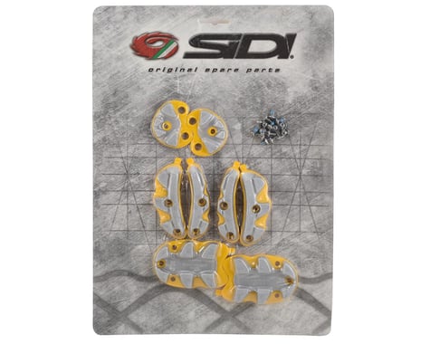 Sidi SRS Replacement Traction Pads for Spider Shoes (Grey/Yellow) (41-44)