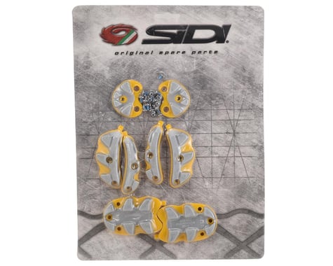 Sidi SRS Replacement Traction Pads for Spider Shoes (Grey/Yellow) (45-48)