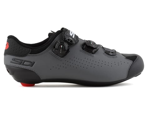 Sidi Genius 10 Mega Road Shoes (Black/Grey) (50) (Wide)