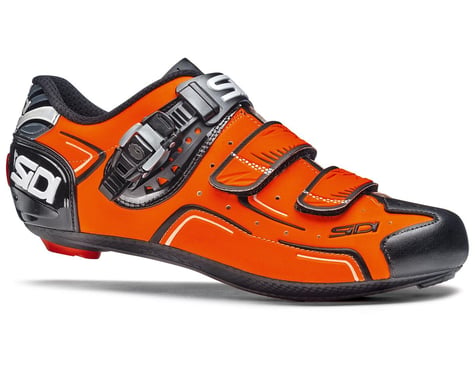 Sidi Level Carbon Road Cycling Shoes (Flourescent Orange/Black)