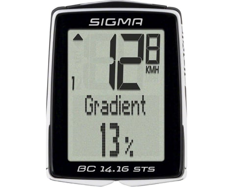 Sigma BC 14.16 STS Cadence Bike Computer (Black) (Wireless)
