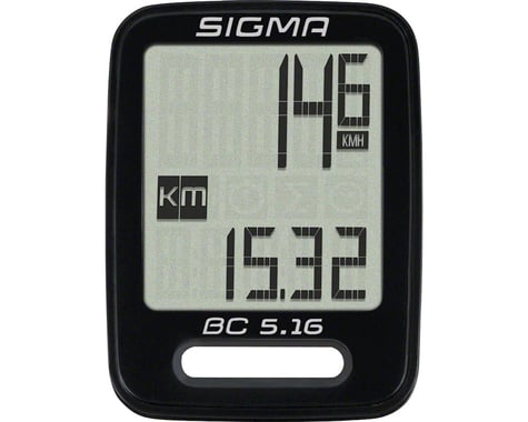 Sigma BC 5.16 Bike Computer (Black) (Wired)