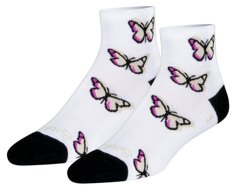 Sockguy Women's 2" Socks (Butterfly) (S/M)