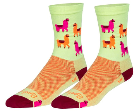 Sockguy 6" Socks (Mo' Llamas) (L/XL)