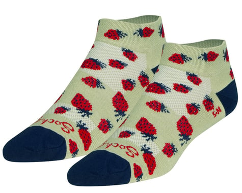 Sockguy Women's 1" Socks (Berry Blast) (S/M)