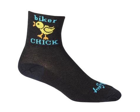 Sockguy 2" Socks (Biker Chick) (S/M)