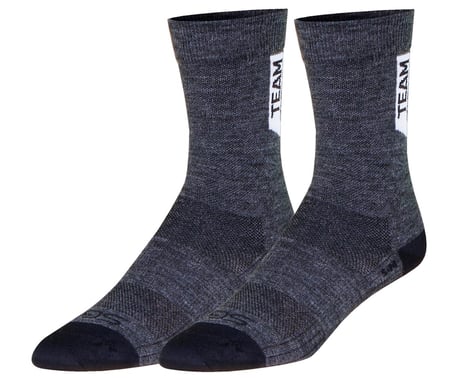 Sockguy 6" SGX Wool Socks (Charcoal) (S/M)