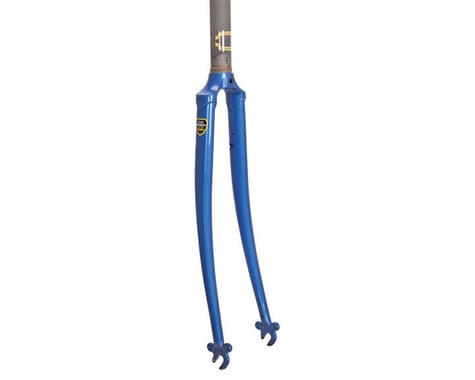 Soma Lugged Road Fork (Pacific Blue) (Long Reach) (43mm Rake) (700c) (1-1/8")