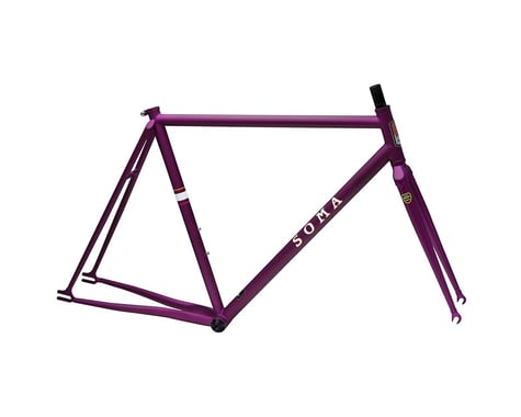 Soma Rush Track Frame/Fork (Matte Purple) (57cm)
