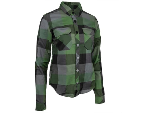 Sombrio Women's Silhouette Riding Shirt (Clover Green Plaid)