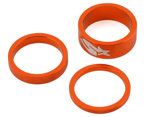 Spank Headset Spacer Kit (Orange) (1-1/8") (3/6/12mm)