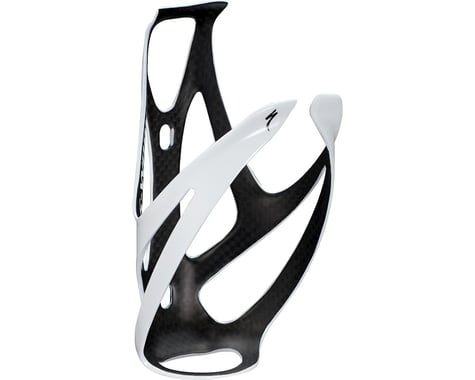 Specialized S-Works Carbon Rib Water Bottle Cage III (Carbon/White)