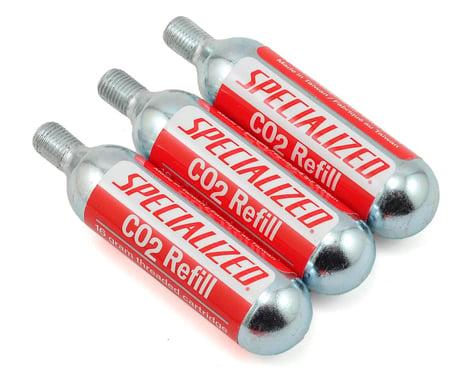 Specialized CO2 Cartridge Pack (Silver) (Threaded) (3 Pack) (16g)