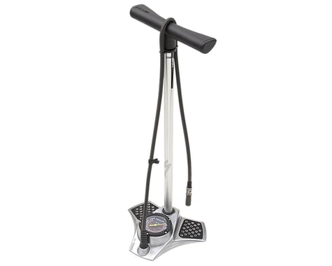 Specialized Air Tool UHP Suspension Floor Pump (Polished Silver) (350 PSI)