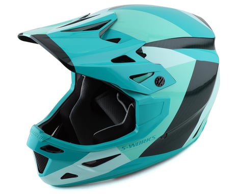 Specialized S-Works Dissident Downhill Helmet (Gloss Mint Fractal) (S)