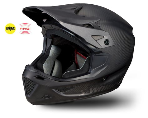 Specialized S-Works Dissident Downhill Helmet (Matte Raw Carbon) (M)