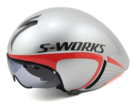 Specialized S-Works TT Helmet (Silver/Red) (XS/S)