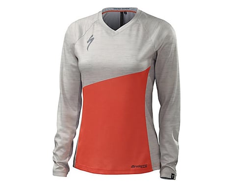 Specialized Andorra Comp Long Sleeve Women's Jersey (Neon Coral) (XS)