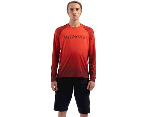 Specialized Enduro Air Long Sleeve Jersey (Rocket Red/Crimson Refraction)